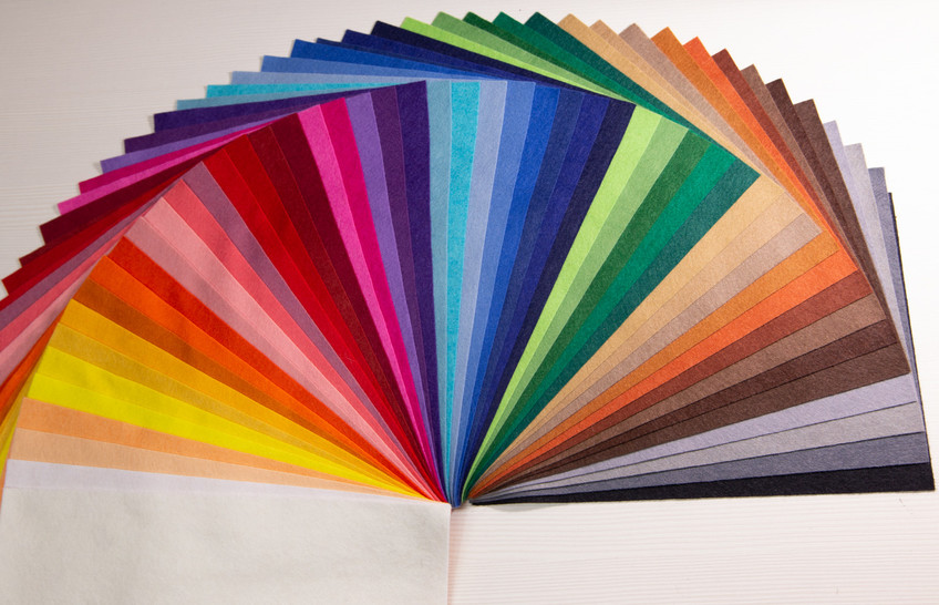 Die-cut parts made from fleece and felt